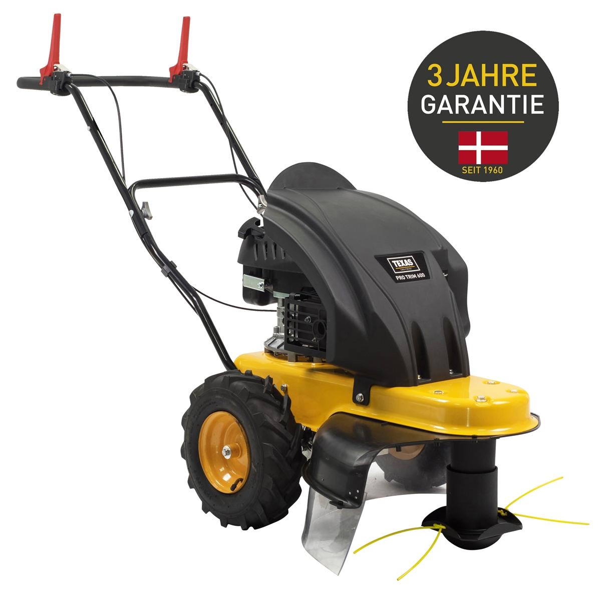 TEXAS Wiesenmäher Hochgrasmäher Benzin mit Radantrieb Balkenmäher Pro Trim 600TR