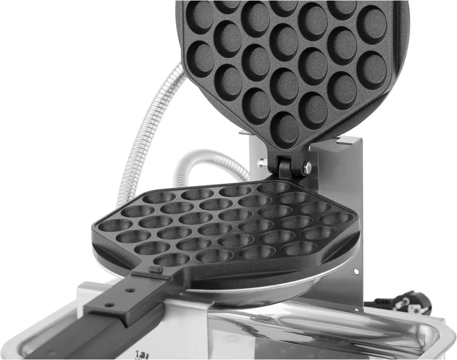 Royal Catering Bubble Waffeleisen - 1.400 W - 50 - 250 °C - Timer: 0 - 5 min RCPMW-1400K