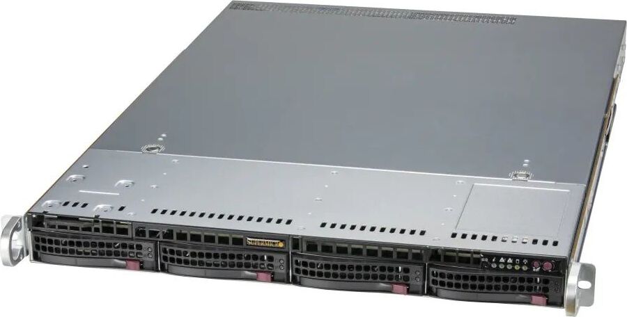 Supermicro Chassis SuperChassis 1U CSE-815BTQC-R860W - Gehäuse - PC-/Server Netzteil