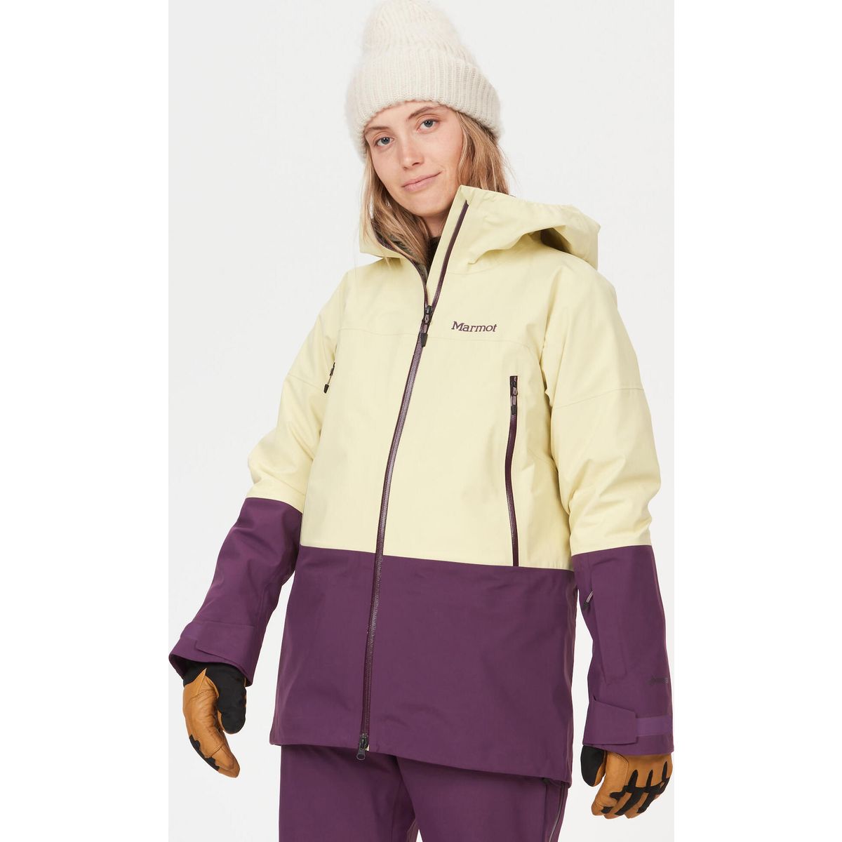 Marmot Wm's Orion Gore-tex Jacket wheat/purple fig (22498) S M13209-22498-S