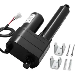 VEVOR 12-V-Linearantrieb, 150 mm Hub, 9000 N, Linear Actuator, IP65, wasserdicht, 5 mm/s, Lineartechnik-Aktuatoren mit Montagehalterungen für Industriemaschinenbehälter, schwere Hebesysteme