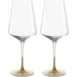 Weingläser-Set PUCCINI (DH 6,40x24 cm) - gold - DH 6,40x24 cm