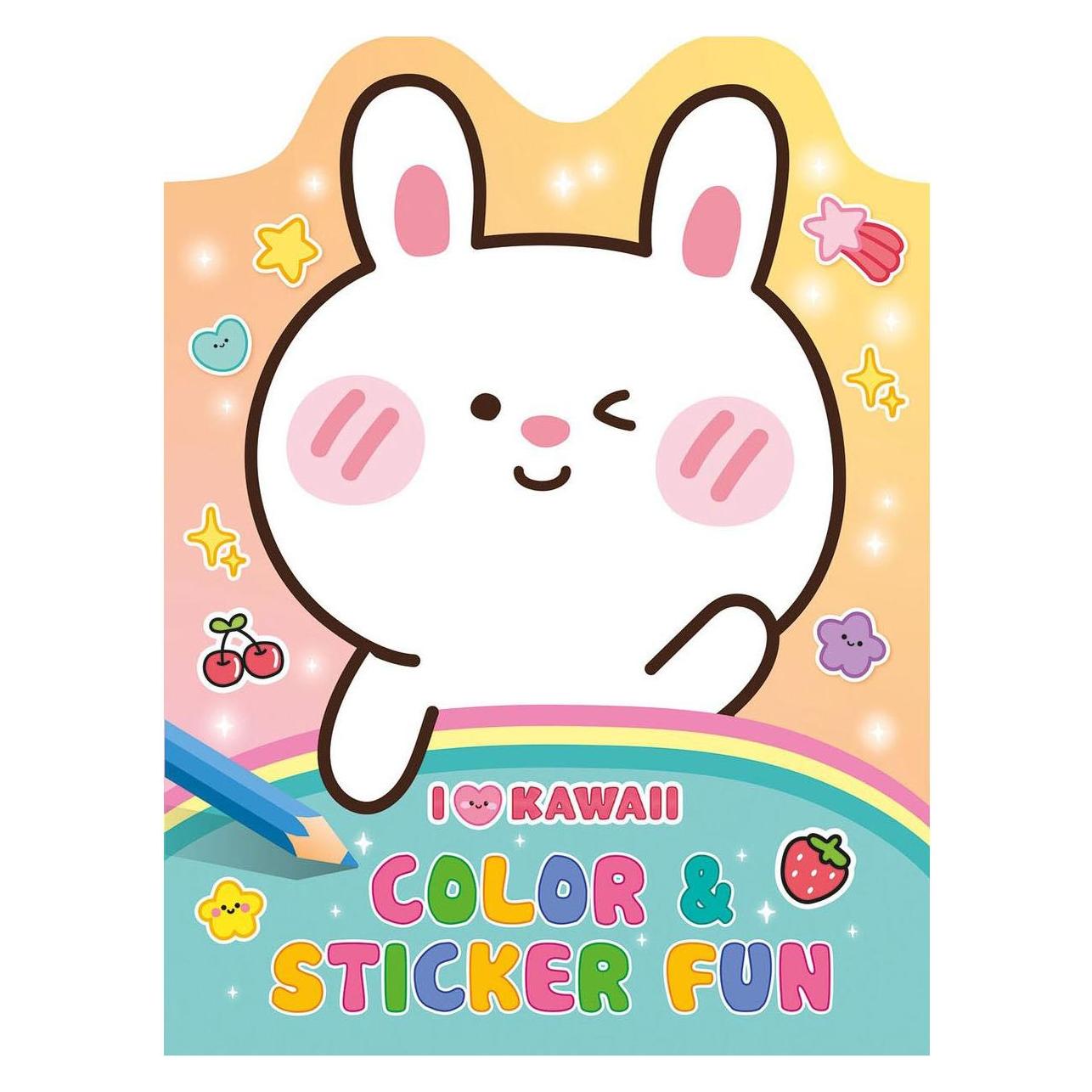 Deltas Kawaii Mal- und Sticker-Spass-Malbuch (69049526)
