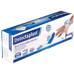 Detectaplast Blaues detektierbares elastisches Pflaster 180x20mm Extra Stark - 50St