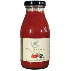 Il Cesto Tomatensauce aus Kirschtomaten Oliven& Kapern bio