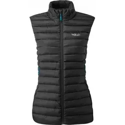 RAB Rab Damen Westen WMICROLIGHT VEST, Größe 12 in Schwarz Schwarz