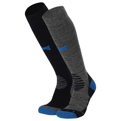 Socken XTREME SOCKSWEAR, Damen, Gr. 35-38, Sockengröße, schwarz (m. grau), Materialmix, Socken Socken, Anatomisch geformtes Fußbett, breiter, nicht einschnürender Bund