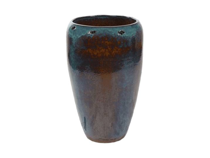 Hochwertiger In-/Outdoor Blumentopf „Mystic Partner“, verschiedene Grössen Keramik Ocean Blue TS Collection