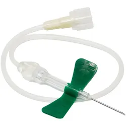 B. Braun Venofix Safety Venenpunktionsbesteck 21G, 19 cm, Grün 1 St