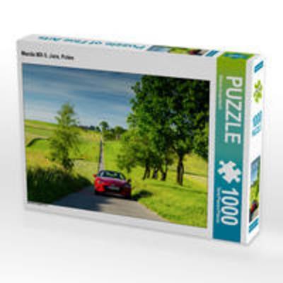 CALVENDO Puzzle Mazda MX-5, Jura, Polen | 1000 Teile Lege-Größe 64x48cm Foto-Puzzle für glückliche Stunden