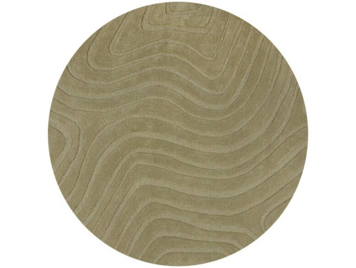 Teppich Hibachi sage Welle, Düne Wolle 160 x 160 cm