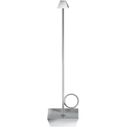 Broggi, Tischlampe, Lampada Bugia ricaricabile cromata (185 lm)