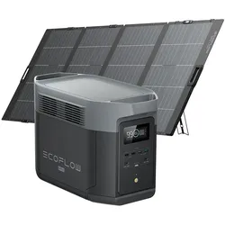 EcoFlow DELTA 2 Max Powerstation 2048 Wh mit Solarpanel 400 W