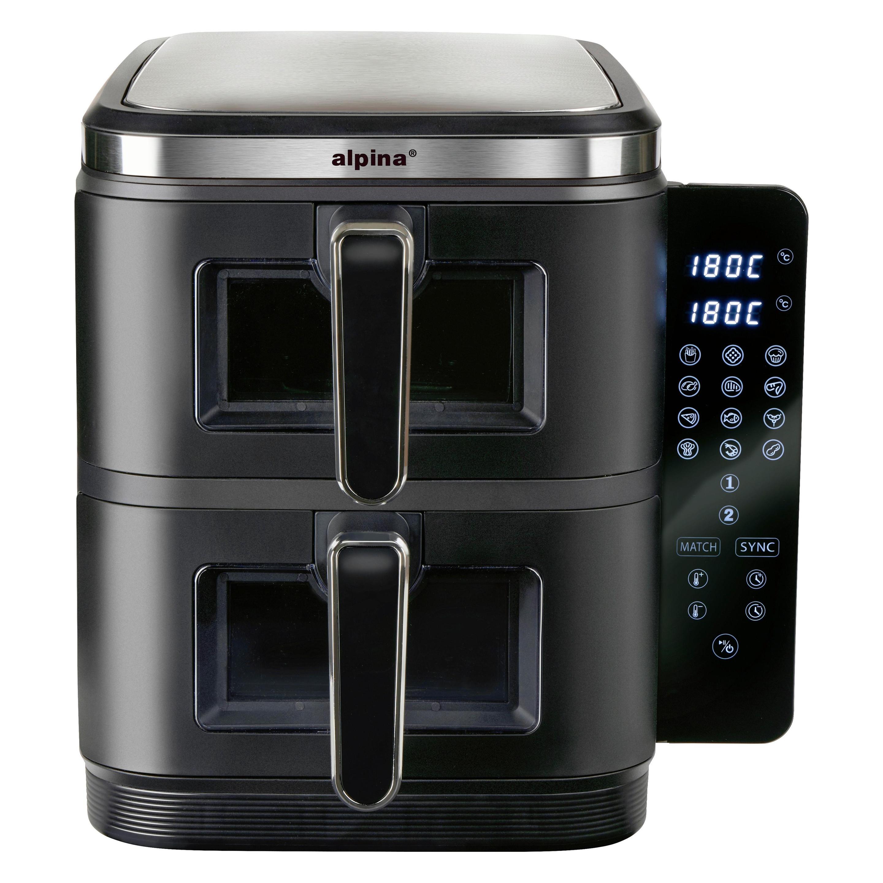 alpina Air fryer double stack 2x 5.5L (5.50 l) (ALP-BL-39950)