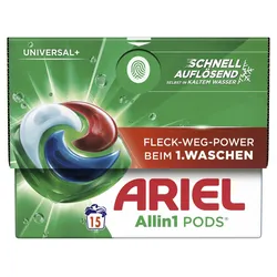 ARIEL UNIVERSAL+ Allin1 PODS Waschmittel 15 St.