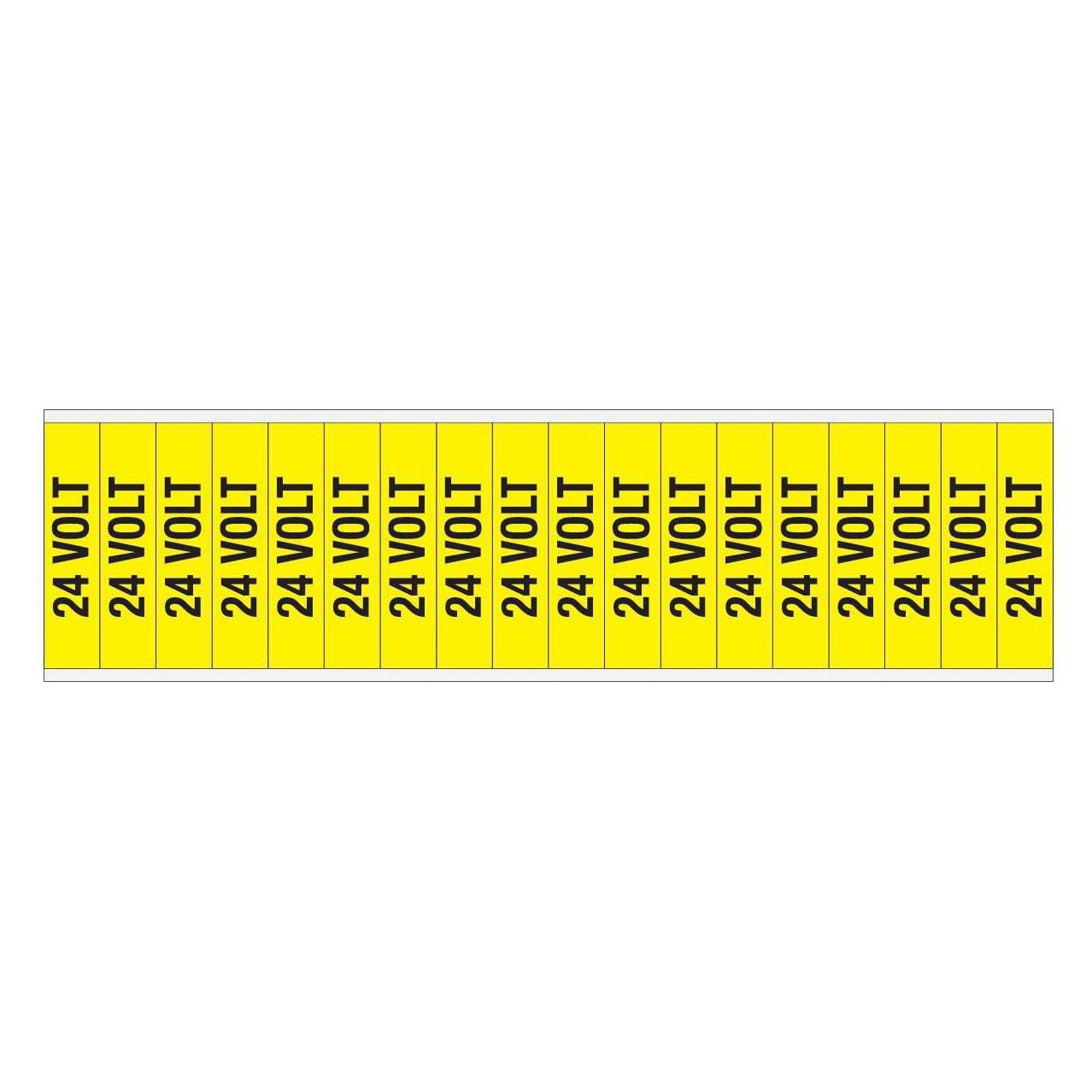 Brady Kennzeichnungen für Leitungen und Stromspannung, 24 Volt (VOLTAGE MARKERS CV 24 VOLT C)