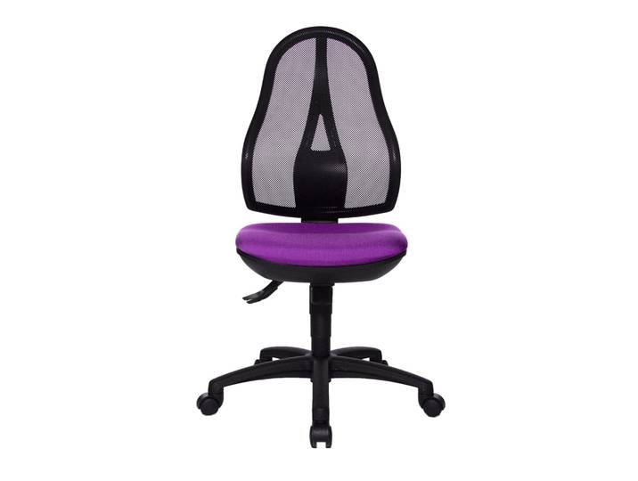 Topstar Open Point SY office swivel chair without armrests, Purple, New, Ergonomic chair - ideal for flexible working