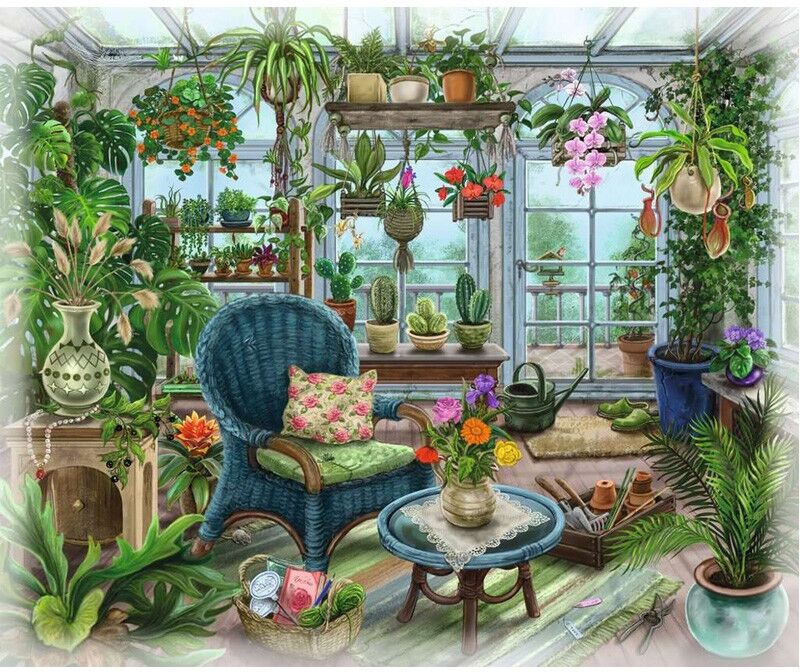 Escape puzzle 99 pcs Le jardin d'hiver du manoir - Ravensburger