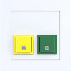 Hager WAE1013WG Abstell-/Anwesenheitstaster mit Rahmen, A.1, lichtweiß glänzend