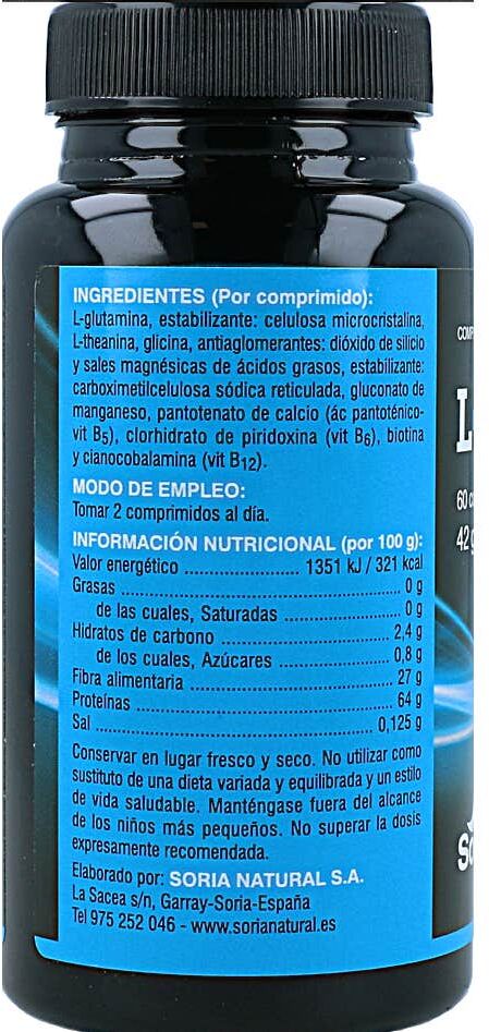 Soria Natural Mgdose L Theanina 700mg 60comp