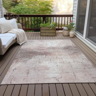 Addison Rugs Machine Washable Indoor/Outdoor Vintage Bricks Chantille Rug