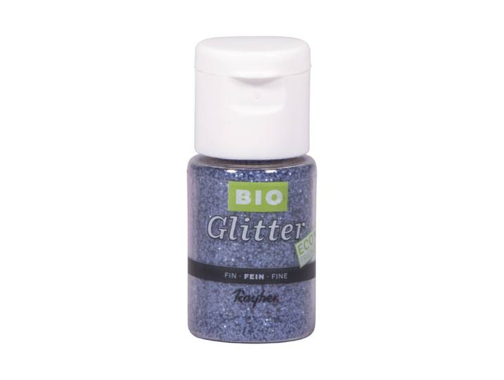 Bio-Glitter pastell Eco friendly, fein, Fläschchen 7g