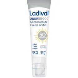 LADIVAL Aktiv Sonnenschutz Creme & Stift LSF 50+
