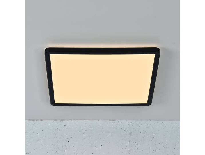 Plafonnier Oja carrée 30 x 2 x 30cm Noir