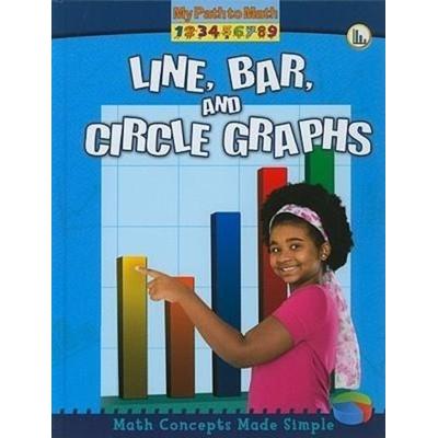 Line, Bar, and Circle Graphs, Gebundene Ausgabe von Claire Piddock, Crabtree, 978-0-7787-5247-9