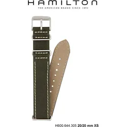 Hamilton - Khaki King Quartz / Band-set Textil-grün-20/20-xs H694.644.305