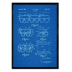 POSTER Patent Box Mit Eiern 2 A3 Rahmenlos