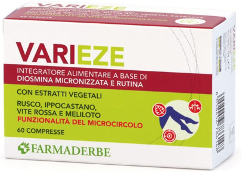 FARMADERBE Srl Farmaderbe Varieze, 60 Compresse