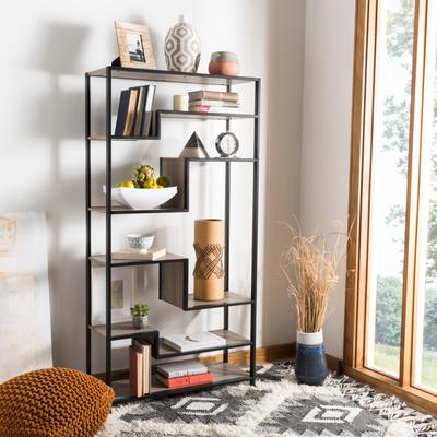"SAFAVIEH Joanna Etagere 31.5-Inch Metal Bookshelf - 31.5"" W x 11.8"" D x 61.8"" H"