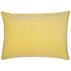 IB Laursen Kissenbezug Velour rechteckig, 52 x 72 cm, lemon drop