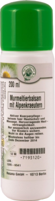 Resana GmbH MURMELTIER BALSAM mit Alpenkräutern 200 ml 07193120