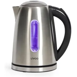 Livoo Elektrischer Wasserkocher, Wasserkocher, Grau