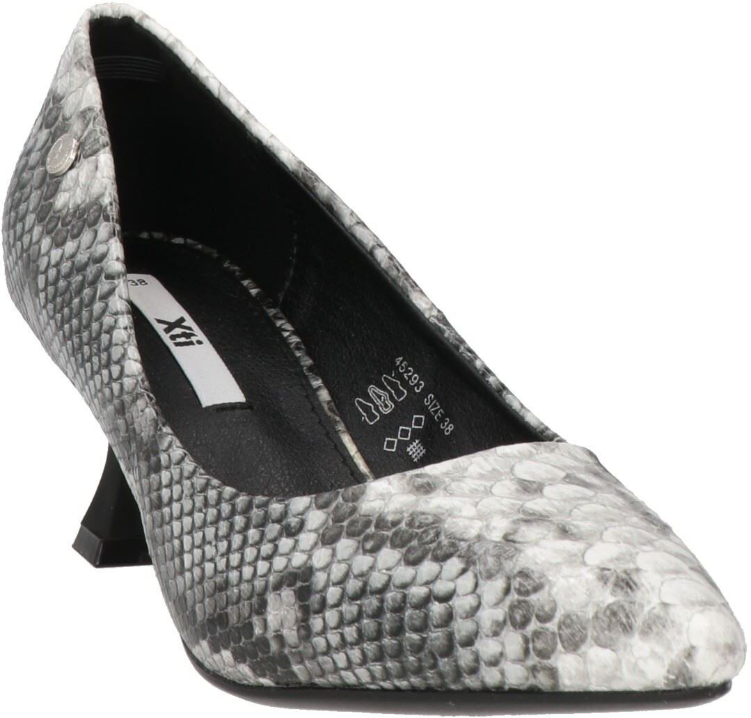 Xti Zapatos de salón Mujer Gris 35,36,37,38,39 Mujer
