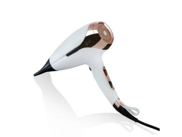 Ghd - Sèche Cheveux Professionnel Helios Blanc : Séchage Rapide Et Précis Pour Un Brushing Professionnel Brillant Et Soyeux
