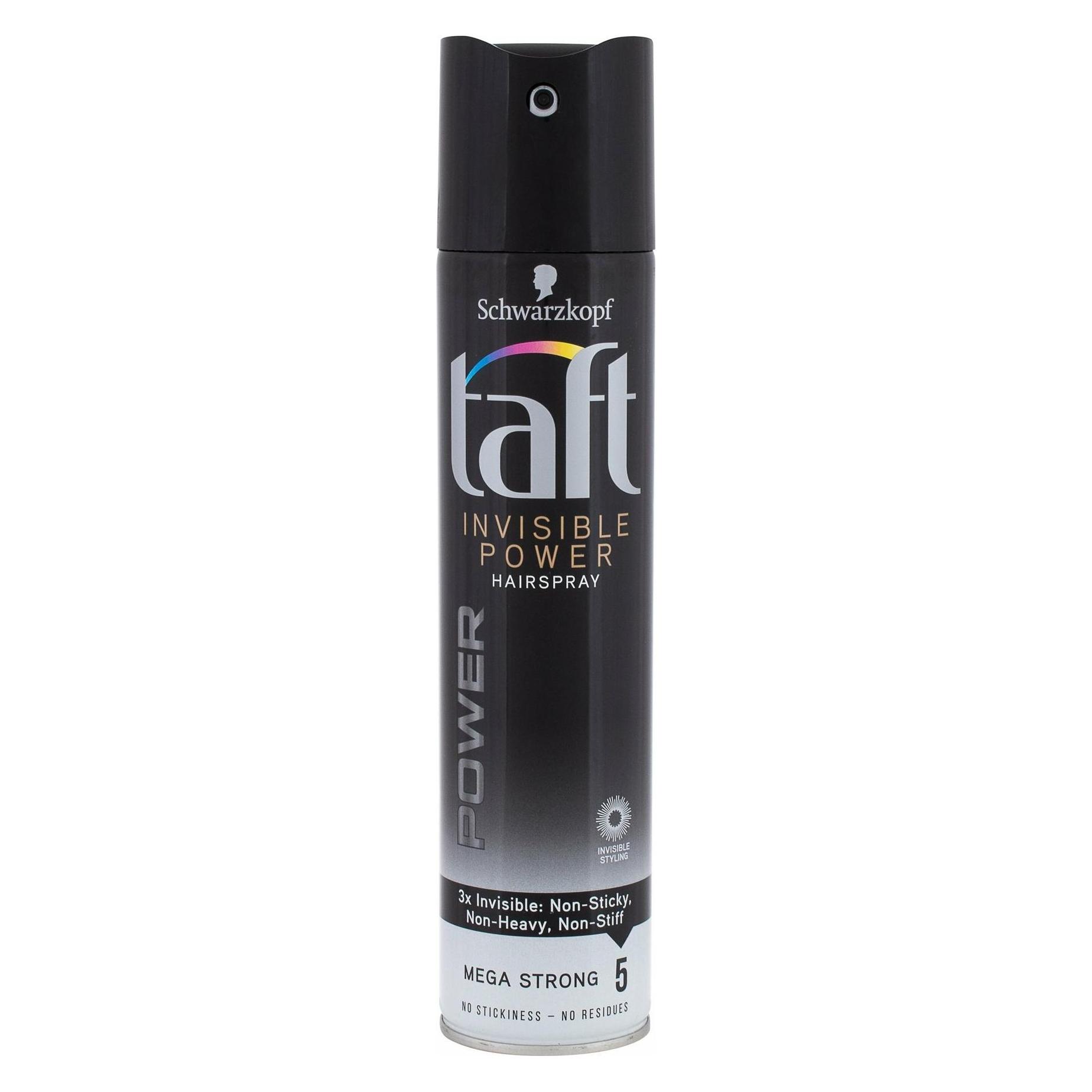 Schwarzkopf Taft Invisible Power Mega Strong 5 Hair Spray Lak Na Vlasy (250 ml) (68876520)