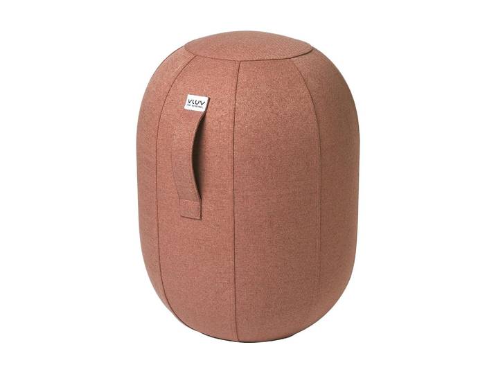 Sitzball VLUV VLUV Balancekapsel Kapsul Sova S , braun (lachs), B:40,5cm H:50cm T:40,5cm, Yogakissen, Sitzball