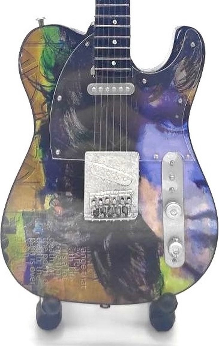 Miniature Jim Morrison Doors Gitaar - Decoratie Instrument - 25 cm