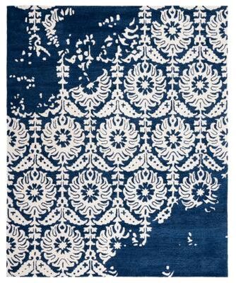 SAFAVIEH Handmade Bella Patience Modern Floral Wool Rug