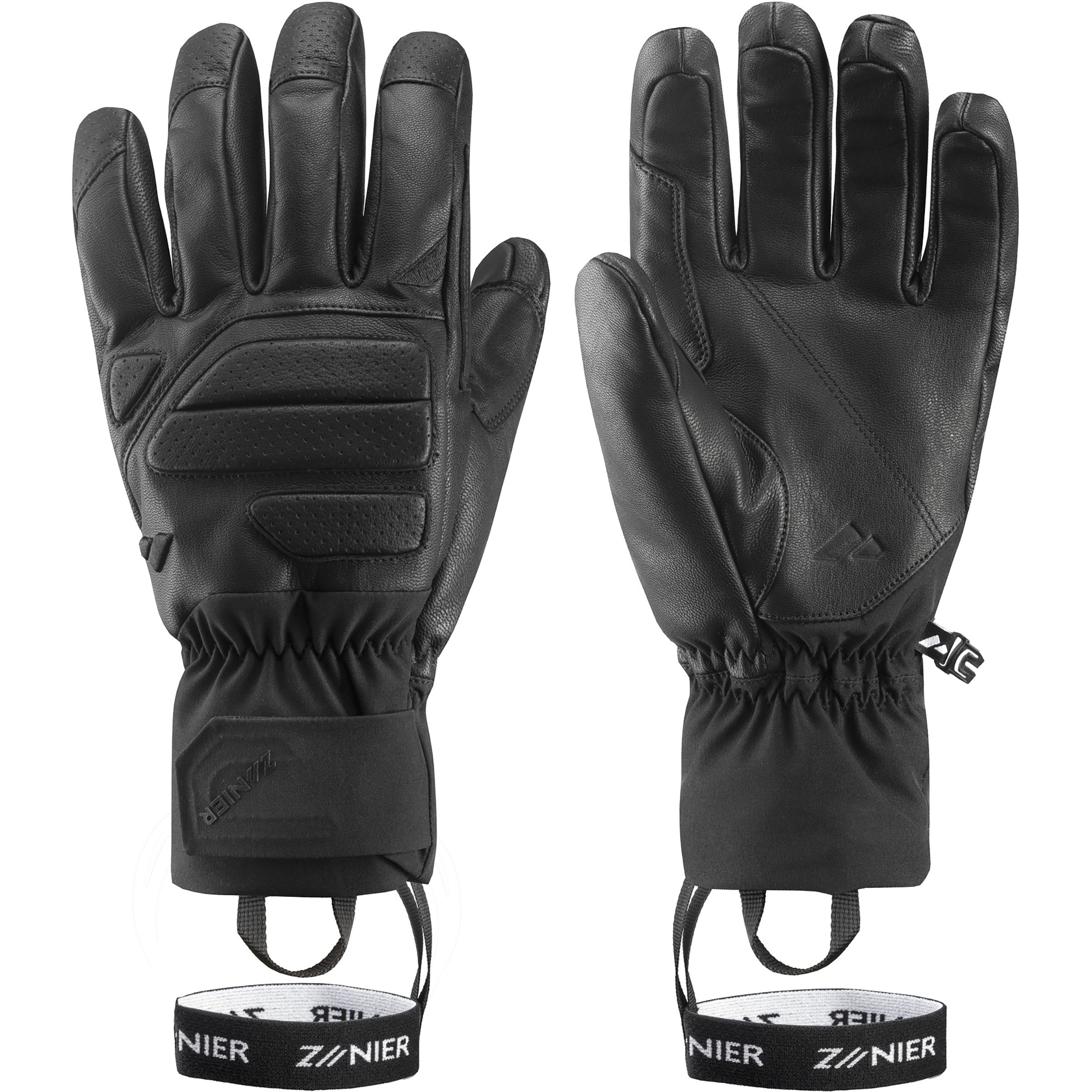 Zanier Gloves Revolution STX Skihandschuhe schwarz Größe 8 Trekking Elastisch Wasserabweisend