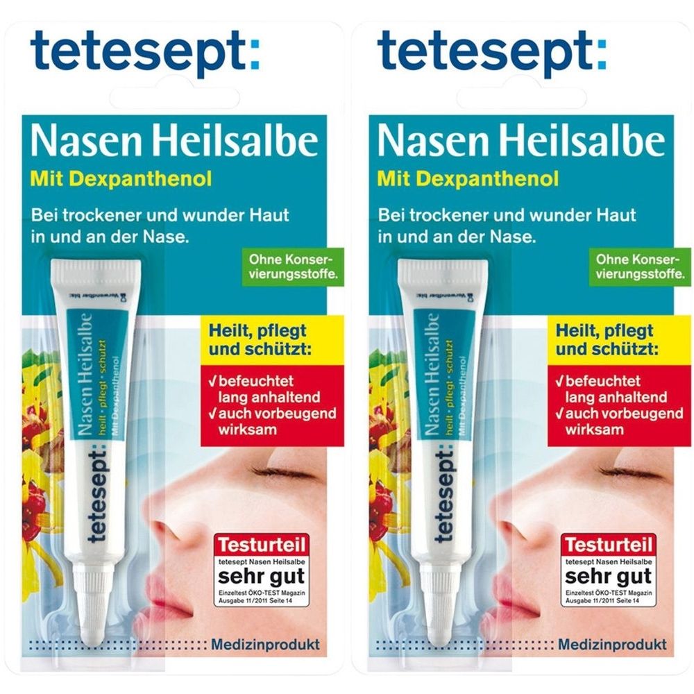 Tetesept Nasen Heilsalbe 2x 2x5 g Salbe