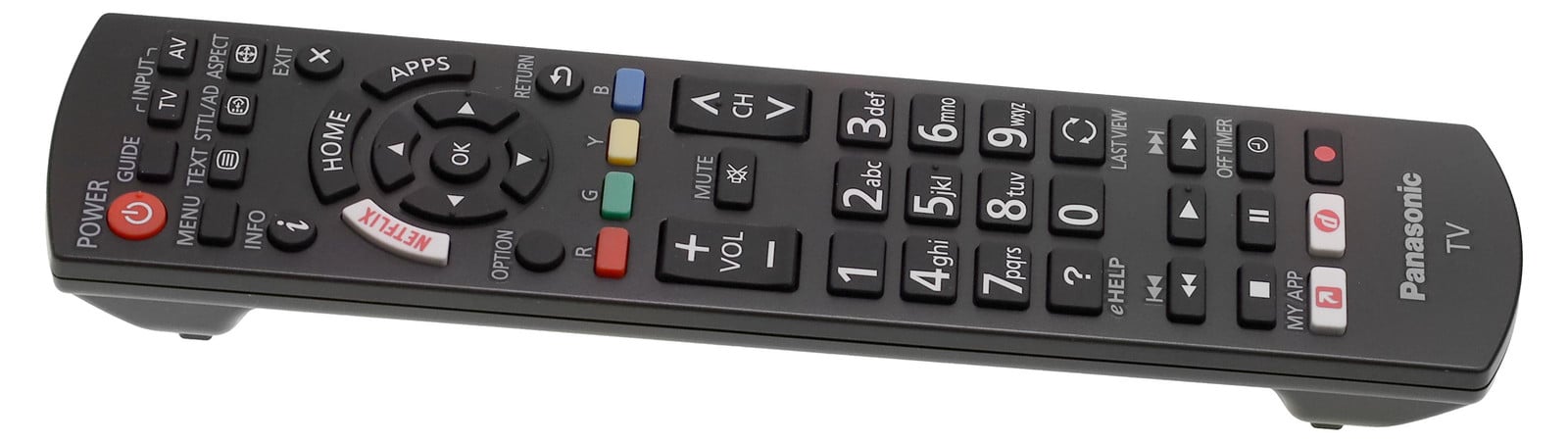 Panasonic N2QAYB001190 afstandsbediening voor televisies