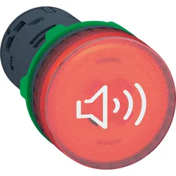 XB5KS2B4 - Harmony Buzzer, beleuchtbar in rot, Ø 22mm, 24 V