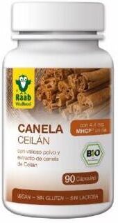 Raab Vitalfood Cinnamon 90 Organic Capsules