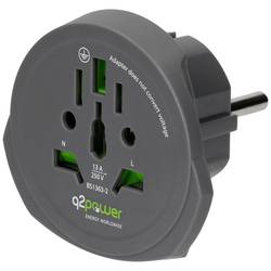 Q2 Power q2-1.100100-TH Reiseadapter