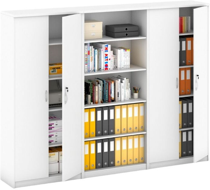 B2B Partner Schrank-Set MIRELLI, Typ V – Weiß