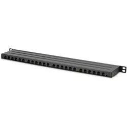 Digitus CAT 6A, High Dens. Patch Panel, Server Zubehör, Schwarz